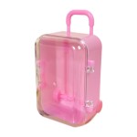 Suitcase Toy Trunk Furniture Miniature Jewellery Case Candy Box for Christmas Decoration 8x6x4 Inches